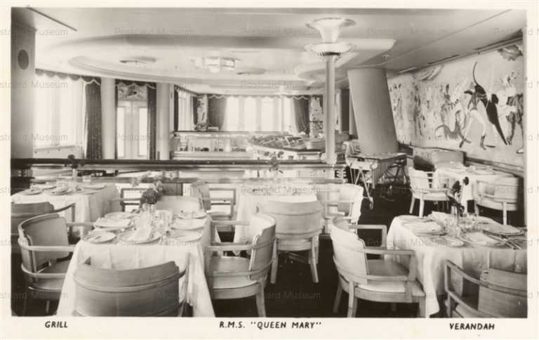shi530-Interior View RMS Queen Mary Grill Verandah