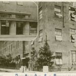 tab880-Tokyo Nishi-cho Primary School 校舎及正門 東京市西町
