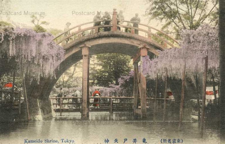 tk765-Kameido Shrine Tokyo 亀井戸天神 東京名所