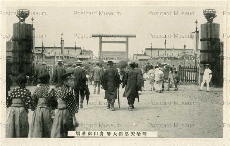 tkb345-Aoyama's Funeral Early 明治天皇御大葬青山御葬塲
