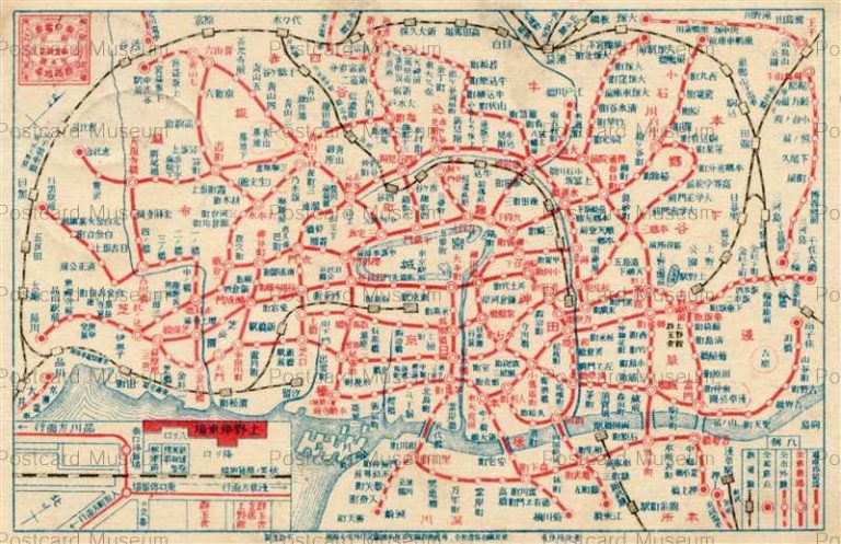 tmp310-Tokyo Tram Map 東京電車線路地図