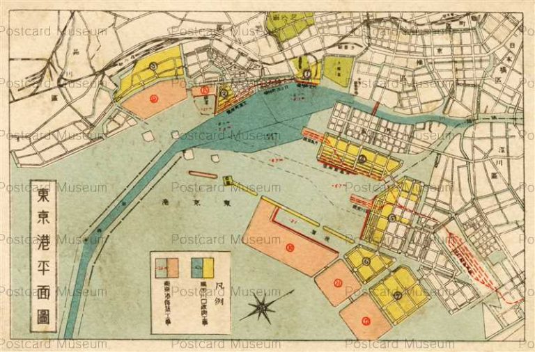 tmp550-Tokyo Bay 東京港平面図