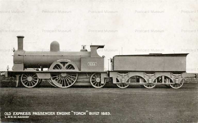 trm230-Old Express Passenger Engine Torch Built 1853