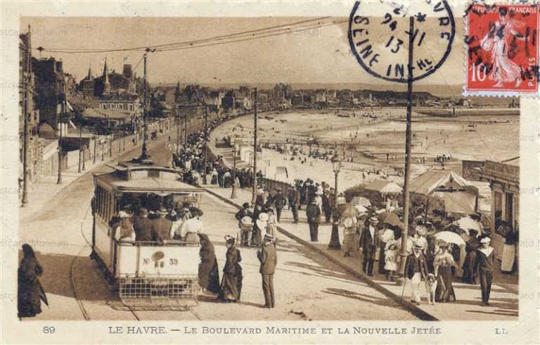 trm440-Le Havre Le Boulevard Maritime et la Nouvelle Jetee