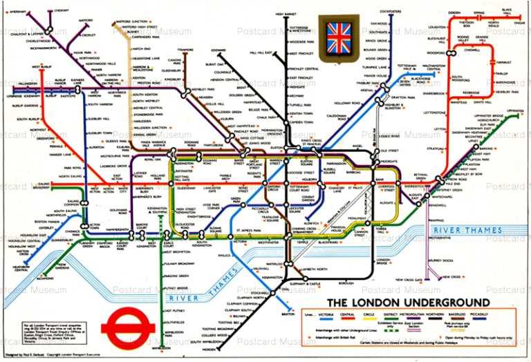 trm800-London Underground Subway Transport Map