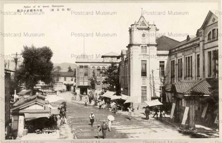 xe020-Matsuyama Station Square 松山市驛前の景観
