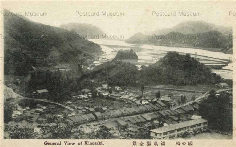 knc653-Kinosaki 城崎町全景 城の崎