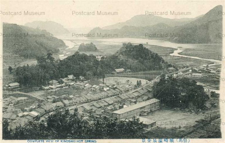 knc655-Kinosaki Hot Spring 城崎温泉全景 但馬