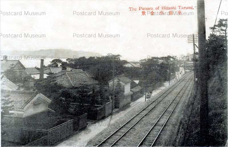 ksb015The Panora of Higashi Tarumi 東垂水全景 絵葉書資料館