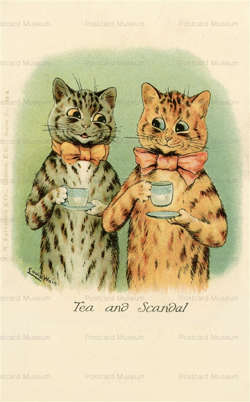 acc133-Louis Wain Tea and Scandal