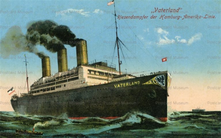eug174-Vaterland Riesendampfer der Hamburg-Amerika-Line