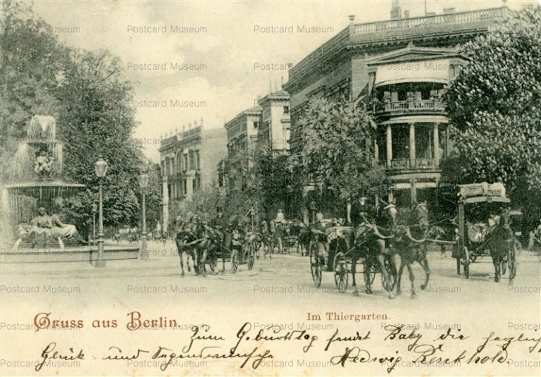 eug610-Gruss aus Berlin Im Thiergarten