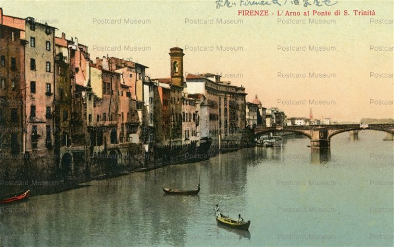 eui250-Firenze L'Arno al Ponte di S.Trinita