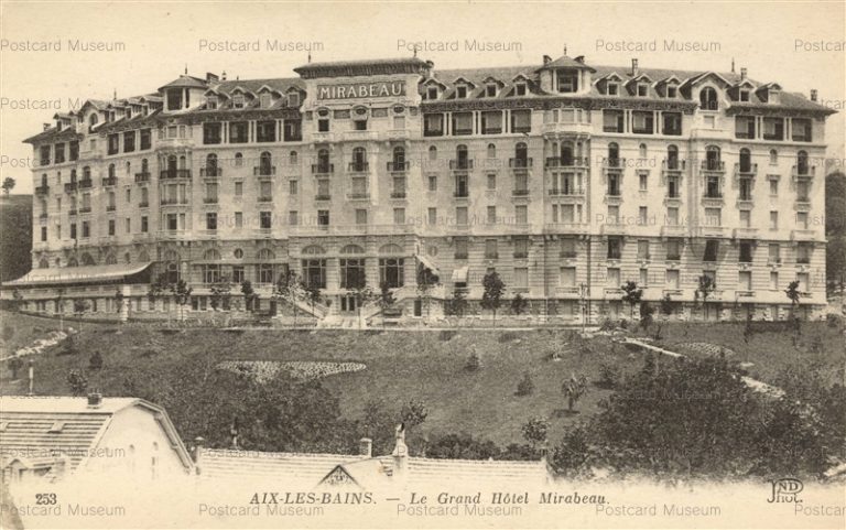 gf560-Aix Les Bains France Le Grand Hotel Mirabeau