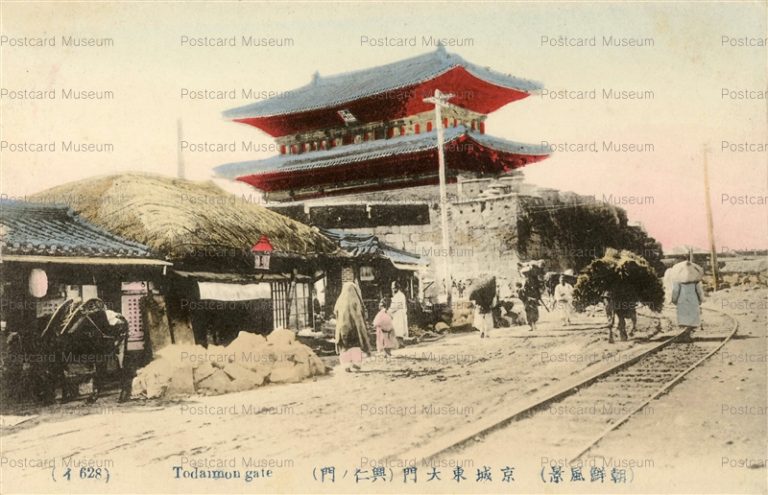 ghk099-Todaimon Gate Seoul 京城東大門 朝鮮風景