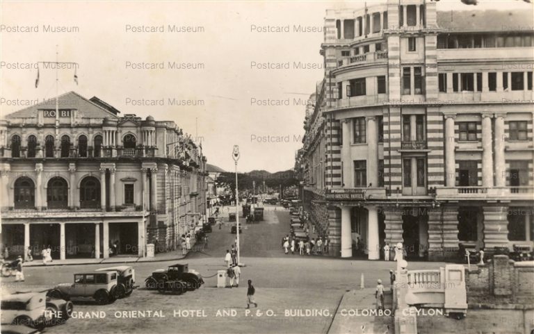 ind1012-The Grand Oriental Hotel and P&O Building Colombo Ceylon