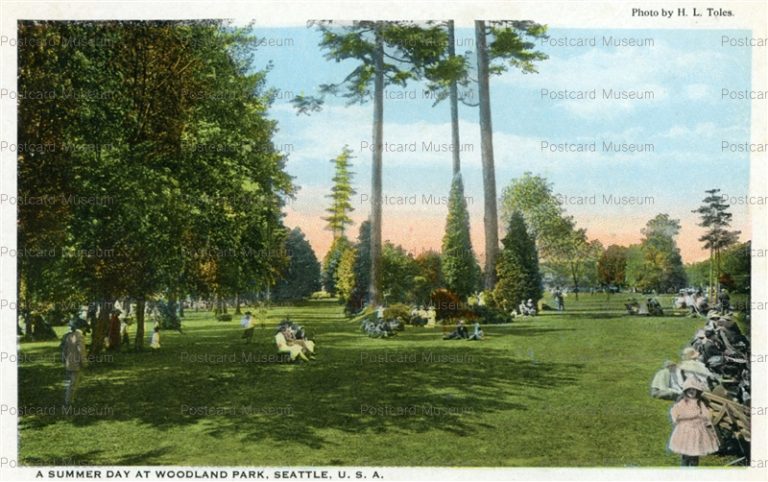 usa130-A Summer Day at Woodland Park Seattle U.S.A.