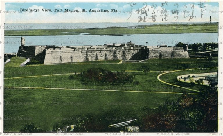 usa590-Bird's eye View Fort Marion St Augustine Fla