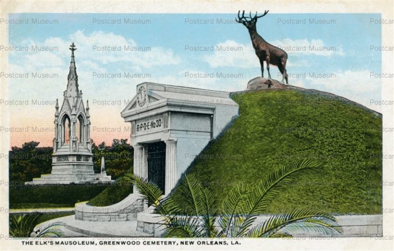 usa832-The Elk's Mausoleum Greenwood Cemetery New Orleans La.