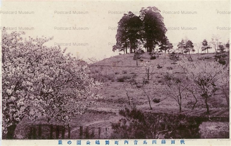 er756-Maizuru Koen Nishimonai 秋田県西馬音内町 舞鶴公園の景